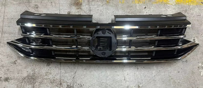 VW Tiguan MK2 R-LINE 2020-2023 Front Bumper Grille WITH BADGE Upper Grill Chrome