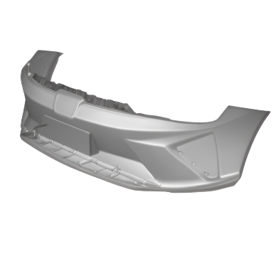 MG 5 MG5 TROPHY 2023 2024 FRONT BUMPER PRIMED